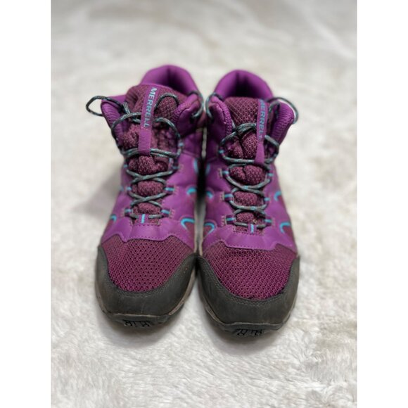 Merrell shoes youth 5 M Oakcreek mid hiking purple sneaker youth size 5 M - Picture 2 of 8